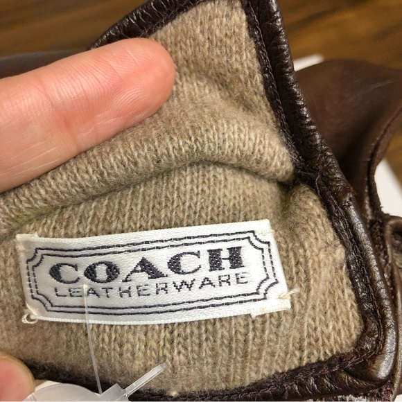 Coach Italian leather gloves - Picture 4 of 5